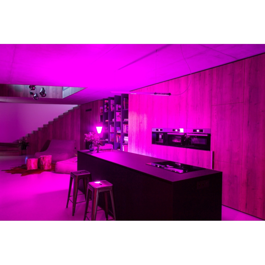 Immax NEO 07745CDO - Lot de 3 ampoules LED RGB+CCT dimmables E14/6W/230V Tuya Wi-Fi + télécommande