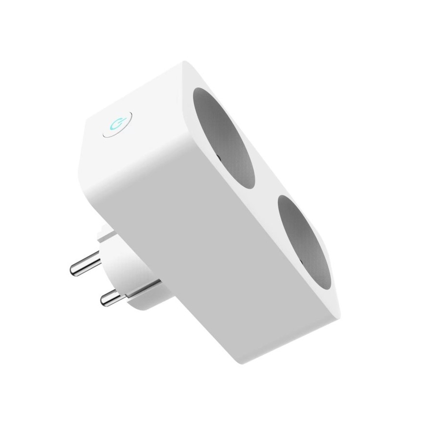 Immax NEO 07751L - Slimme Stopcontact Splitter NEO LITE 2x16A/230V Wi-Fi Tuya