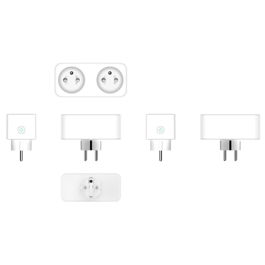 IMMAX - Prise connectée WIFI TUYA 16A + Mesure de consommation