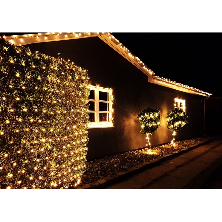 Immax NEO 07756L - Guirlande LED d'extérieur dimmable NEO LITE 400 LED / 10 fonctions, 43 m, IP44, Wi‑Fi (Tuya), multicolore
