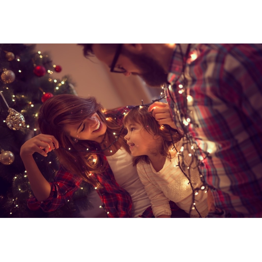 Immax NEO 07756L - Guirlande LED d'extérieur dimmable NEO LITE 400 LED / 10 fonctions, 43 m, IP44, Wi‑Fi (Tuya), multicolore