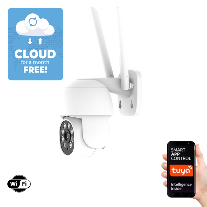 Immax NEO 07758L- Slimme Camera voor Buiten NEO LITE RJ45 1080p 12V IP65 Wi-Fi Tuya