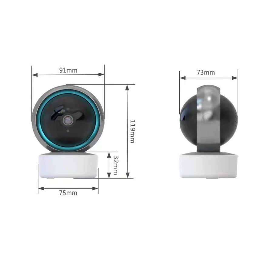 Immax NEO 07781L  - Smart binnen camera met sensor EYE NEO LITE 355° P/T 5MP Wi-Fi Tuya