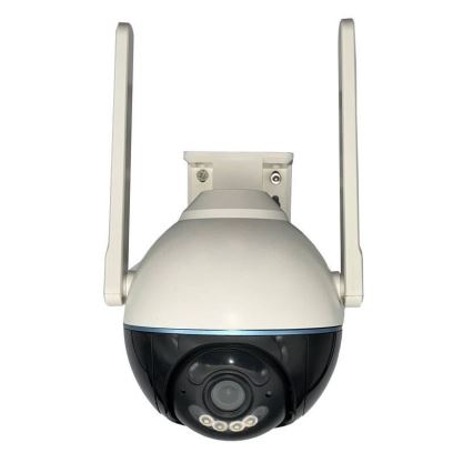 Immax NEO 07782L - Caméra extérieure connectée avec détecteur BALL 355° P/T 4MP IP65 Wi-Fi Tuya