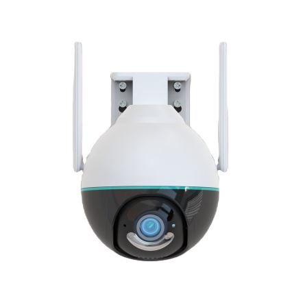 Immax NEO 07782L - Caméra extérieure connectée avec détecteur BALL 355° P/T 4MP IP65 Wi-Fi Tuya