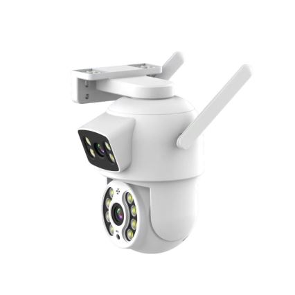 Immax NEO 07783L - Slimme buitencamera met sensor DOUBLE 355° P/T 2x2MP IP65 Wi-Fi Tuya