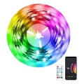 Immax NEO 07791L - LED RGB Dimbare strip NEO LITE LED/18W/230V 5m IP65 MUSIC Wi-FI Tuya + afstandsbediening