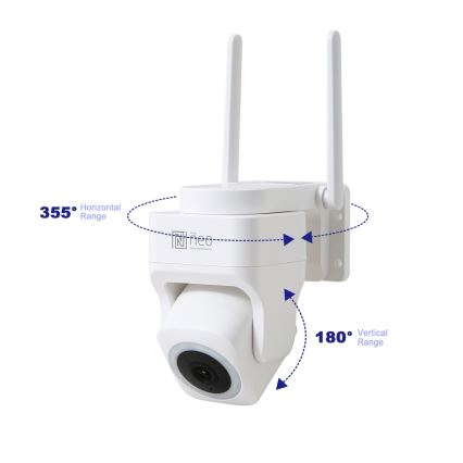 Immax NEO 07793L - Slimme buitencamera met sensor CUBE 4MP 5V IP65 Wi-Fi Tuya