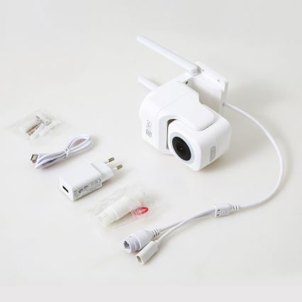 Immax NEO 07793L - Slimme buitencamera met sensor CUBE 4MP 5V IP65 Wi-Fi Tuya