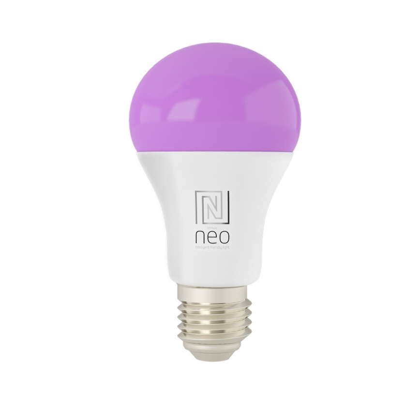 Immax NEO 07794CDO - Lot de 3 ampoules LED RGB+CCT dimmables E27/14W/230V 2700K-6500K Tuya Wi‑Fi + télécommande