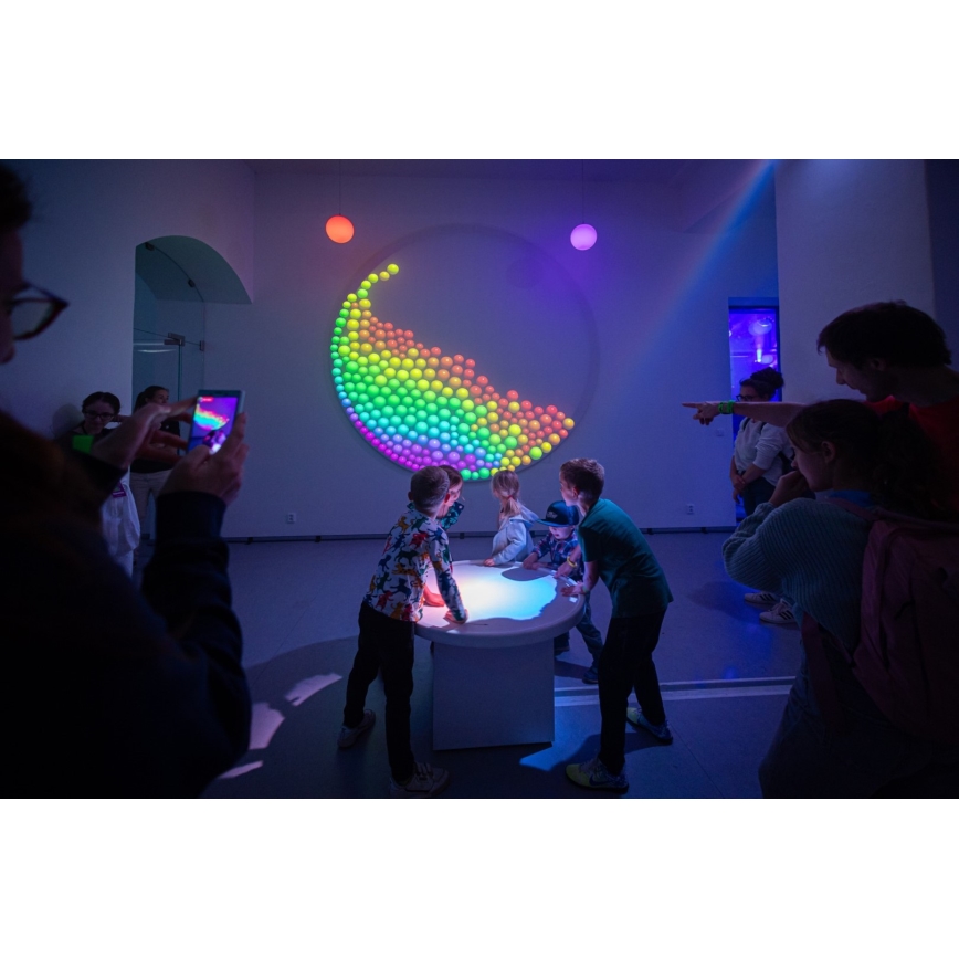 Immax NEO 07794CDO - Set van 3 dimbare RGB+CCT LED-lampen E27/14W/230V 2700K–6500K Tuya Wi‑Fi + afstandsbediening