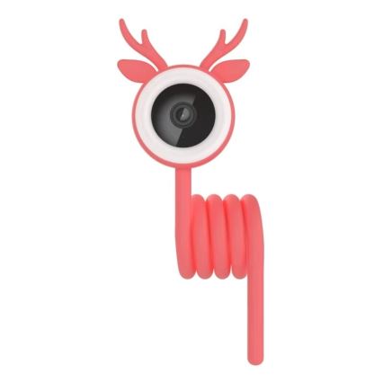 Immax NEO 07798L - Slimme oplaadbare babyfoon 5V Wi-Fi Tuya roze