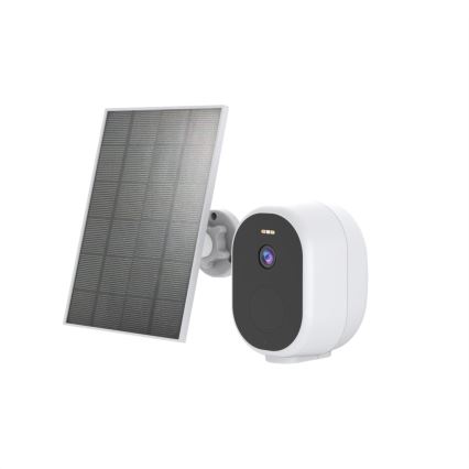 Immax NEO 07802L - Slimme buitenzonnecamera met sensor BARREL 5000 mAh Wi-Fi Tuya IP65