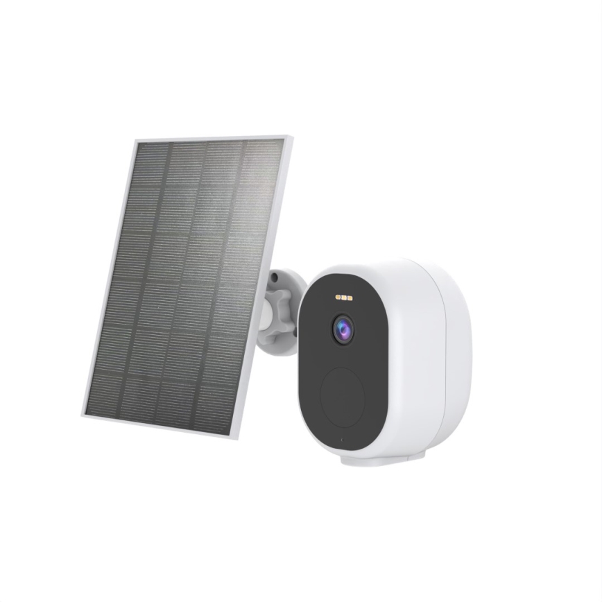 Immax NEO 07802L - Slimme buitenzonnecamera met sensor BARREL 5000 mAh Wi-Fi Tuya IP65
