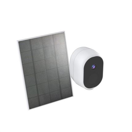 Immax NEO 07802L - Slimme buitenzonnecamera met sensor BARREL 5000 mAh Wi-Fi Tuya IP65