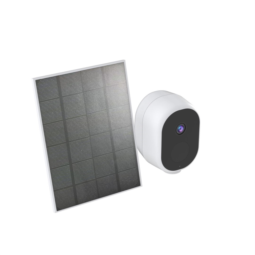 Immax NEO 07802L - Slimme buitenzonnecamera met sensor BARREL 5000 mAh Wi-Fi Tuya IP65