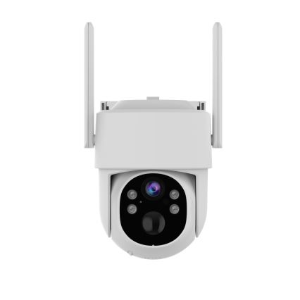 Immax NEO 07804L - Caméra solaire extérieure intelligente avec capteur 9000 mAh Wi-Fi Tuya IP65