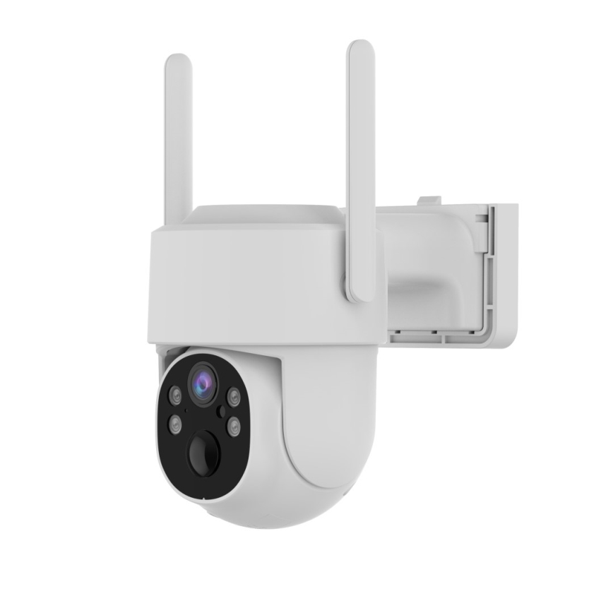 Immax NEO 07804L - Slimme buitencamera op zonne-energie met 9000 mAh-batterij en sensor, IP65