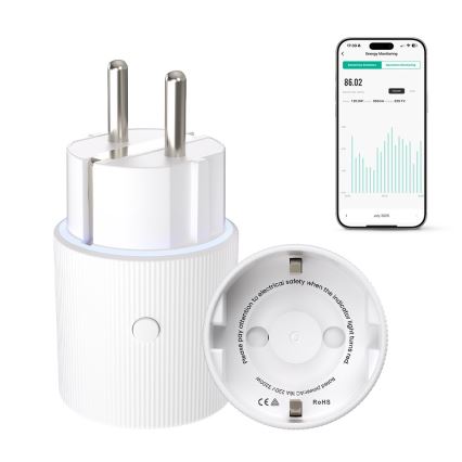 Immax NEO 07813L - Slimme Wi‑Fi-stekker F 3500 W