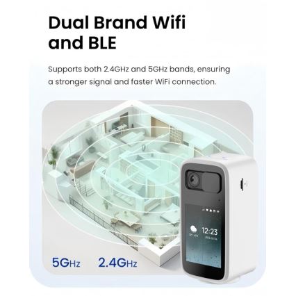 Immax NEO 07814L - Slimme binnencamera met 4 MP-sensor, 5 V-voeding en Wi-Fi