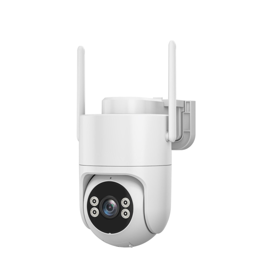 Immax NEO 07819L - Caméra extérieure intelligente avec capteur 4 MP 5 V IP65 Wi‑Fi