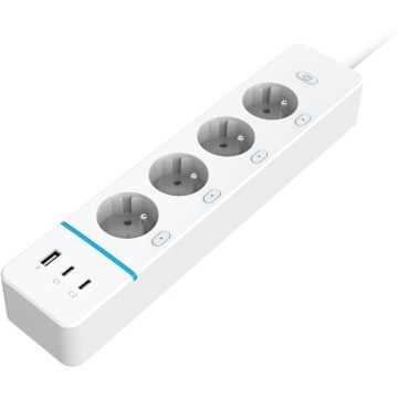 Immax NEO 07821L - Smart stekkerdoos NEO LITE 4x AC + 1x USB + 2x USB-C Wi-Fi