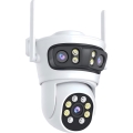 Immax NEO 07823L - Slimme buitencamera met drievoudige 2MP-sensor, 5V Tuya Wi-Fi