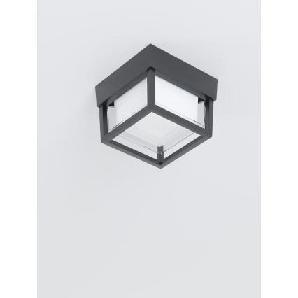 Immax NEO 07901L - LED RGB+CCTW Applique murale extérieure à intensité variable NEO LITE CUBE LED/15W/230V 2700-6500K IP67 Wi-Fi Tuya noir