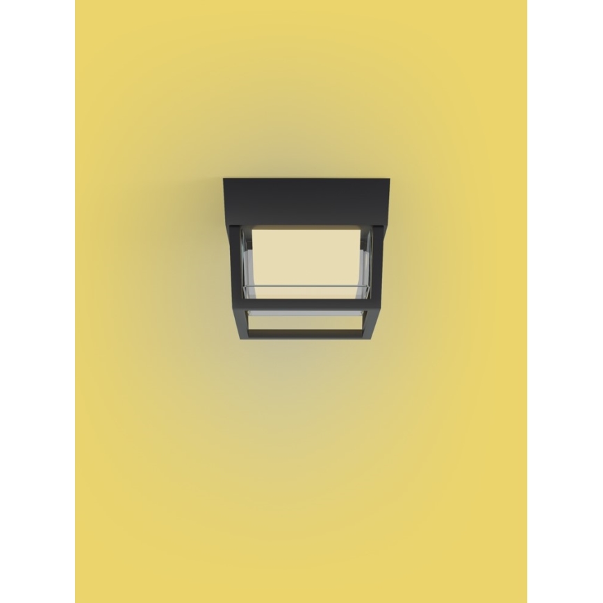 Immax NEO 07901L - LED RGB+CCTW Applique murale extérieure à intensité variable NEO LITE CUBE LED/15W/230V 2700-6500K IP67 Wi-Fi Tuya noir