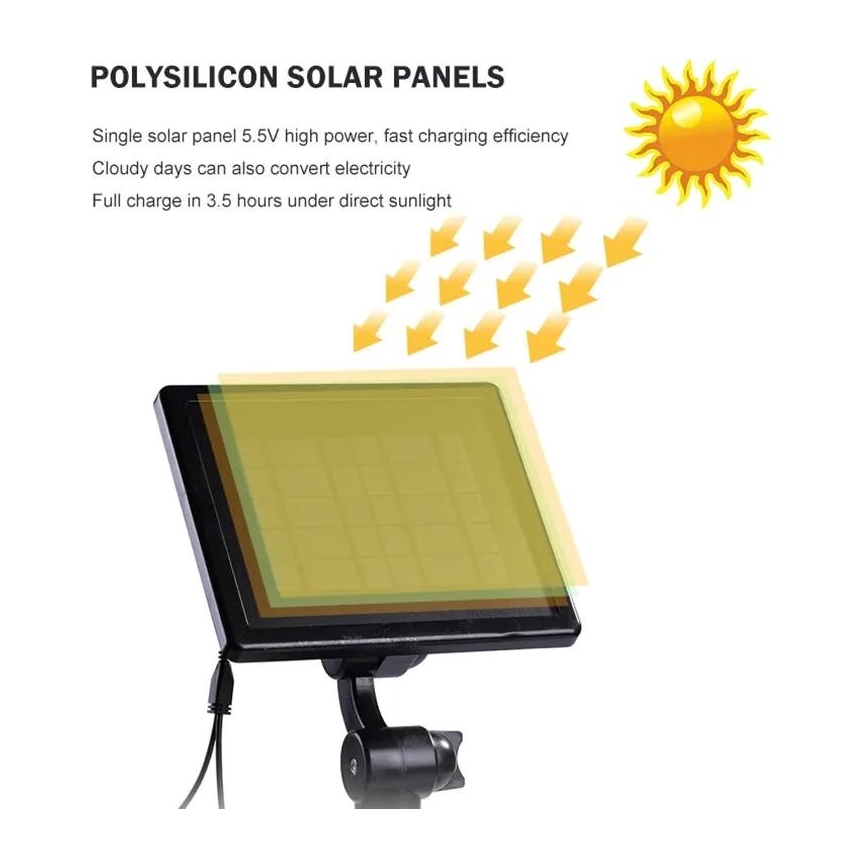 Immax NEO 07903L - LED RGB dimbare lamp op zonne-energie REFLECTOREN 4xLED/1W/5,5V IP65 Tuya