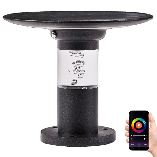 Immax NEO 07908L - Lampe solaire RGB+CW/W à intensité variable LED/2W/5V IP54 Tuya 4000 mAh