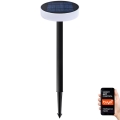Immax NEO 07910L - Luminaire solaire RGB à intensité variable avec détecteur NEO LITE LED/1W/5V rond IP54 Tuya 1300 mAh