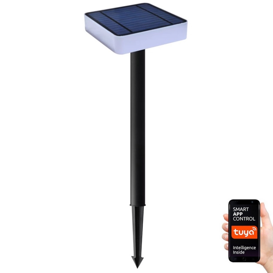 Immax NEO 07911L - LED RGB Dimbare lamp op zonne-energie met een sensor NEO LITE LED/1W/5V hoekig IP54 Tuya 1300 mAh