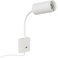 Immax NEO 08296L - Wandlamp PUNTO met USB, 1x GU10/9W/230V, wit