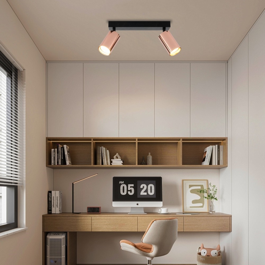 Immax NEO 08302L - Spotlamp PUNTO 2xGU10/9W/230V roségoud