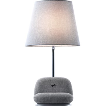 Immax NEO 09109L - Lampe de table LED dimmable avec chargeur sans fil Qi SOFA LED/6W/230V grise