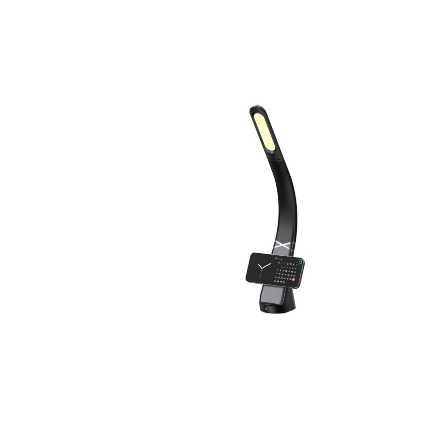 Immax NEO 09110L - Dimbare LED-tafellamp met draadloze oplaadfunctie MAGIC LED/5W/230V zwart