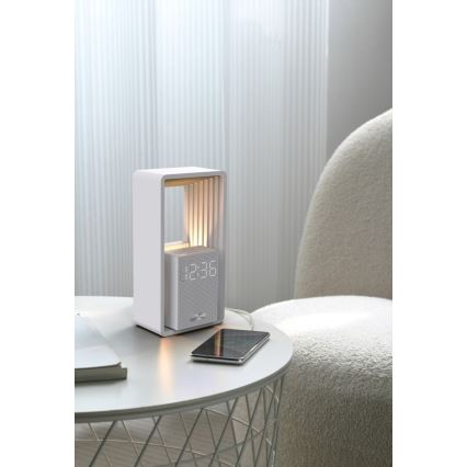 Immax NEO 09113L - LED bureaulamp met wekker en oplaadfunctie CALM LED/3,5W/5V