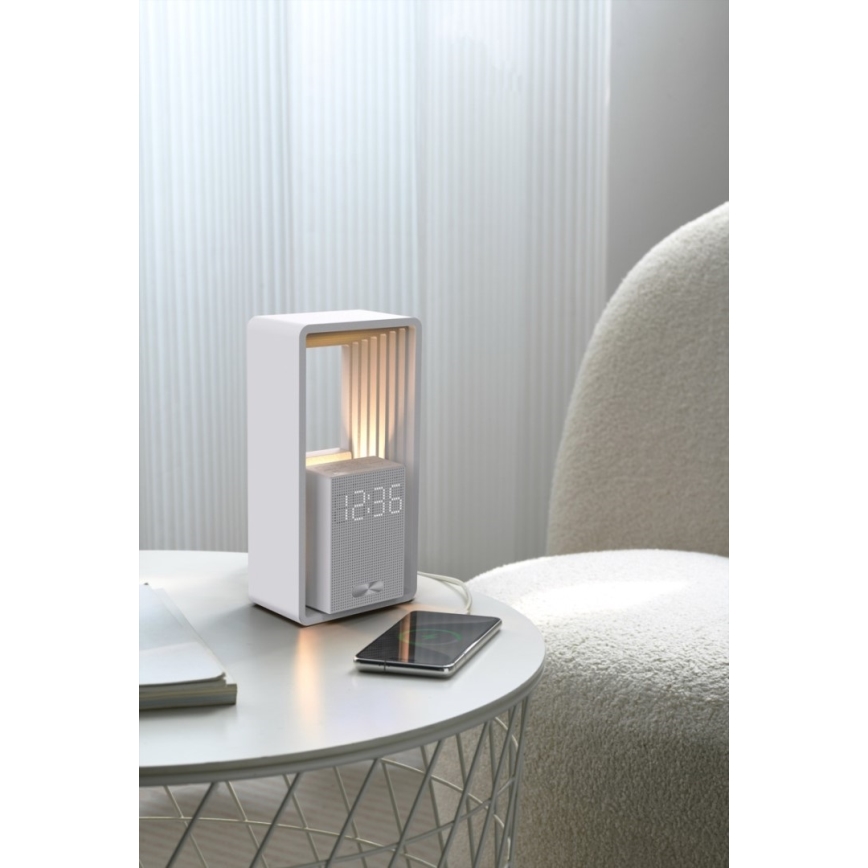 Immax NEO 09113L - LED bureaulamp met wekker en oplaadfunctie CALM LED/3,5W/5V
