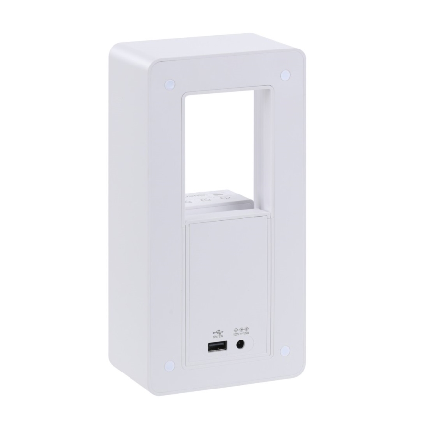 Immax NEO 09113L - LED bureaulamp met wekker en oplaadfunctie CALM LED/3,5W/5V