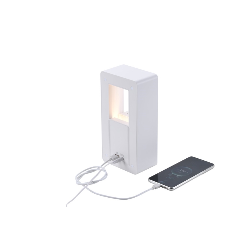 Immax NEO 09113L - LED bureaulamp met wekker en oplaadfunctie CALM LED/3,5W/5V