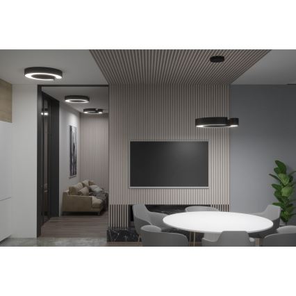 Immax NEO 7134 - LED SMART Dimbare hanglamp aan een koord CÉČKO LED/43W/230V + afstandsbediening 60 cm Tuya ZigBee