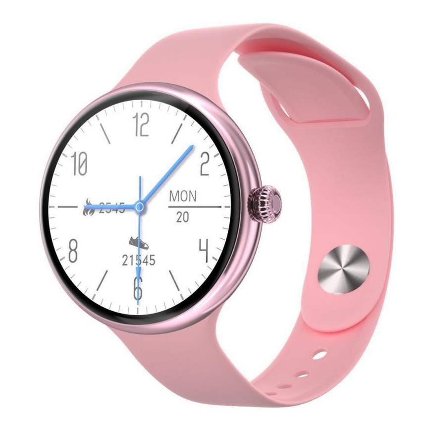 Immax NEO 9040 - Montre connectée Lady Music Fit 300 mAh IP67 rose