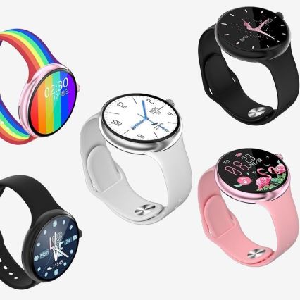 Immax NEO 9040 - Montre connectée Lady Music Fit 300 mAh IP67 rose