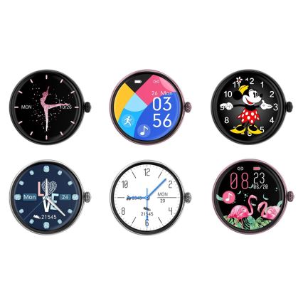 Immax NEO 9040 - Slim Horloge Lady Music Fit 300 mAh IP67 roze