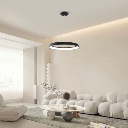 Immax NEO - LED Hanglamp aan koord dimbaar LIMITADO LED/39W/230V 60 cm zwart Tuya
