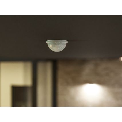 Inbouw bewegings- en schemeringssensor voor verlaagd plafond 360° 1200W/230V IP54 wit
