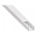Inbouwprofiel voor LED-strips 1 m, wit