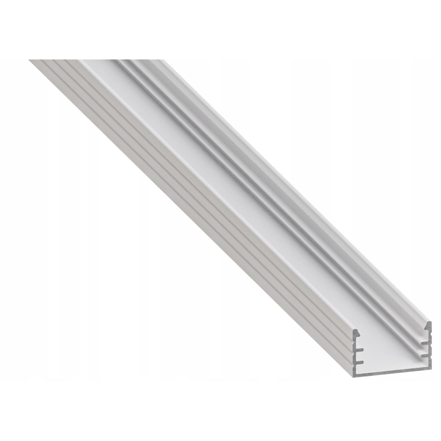 Inbouwprofiel voor LED-strips 1 m, wit