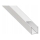 Inbouwprofiel voor LED-strips 1 m wit